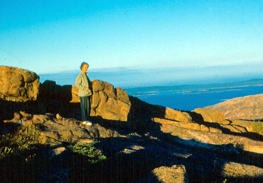 Parks And Botanical Gardens Cadillac Mountain Bar Harbor Me 1952